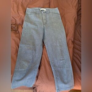 Gravel & Gold: Railroad Stripped Denim Pants